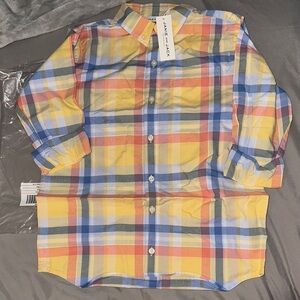 Janie and Jack boys button up from 2024 spring break line, NWT